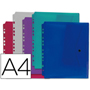 LIDERPAPEL FUNDA SOBRE PP 180M A4 11T 5-PACK DS50